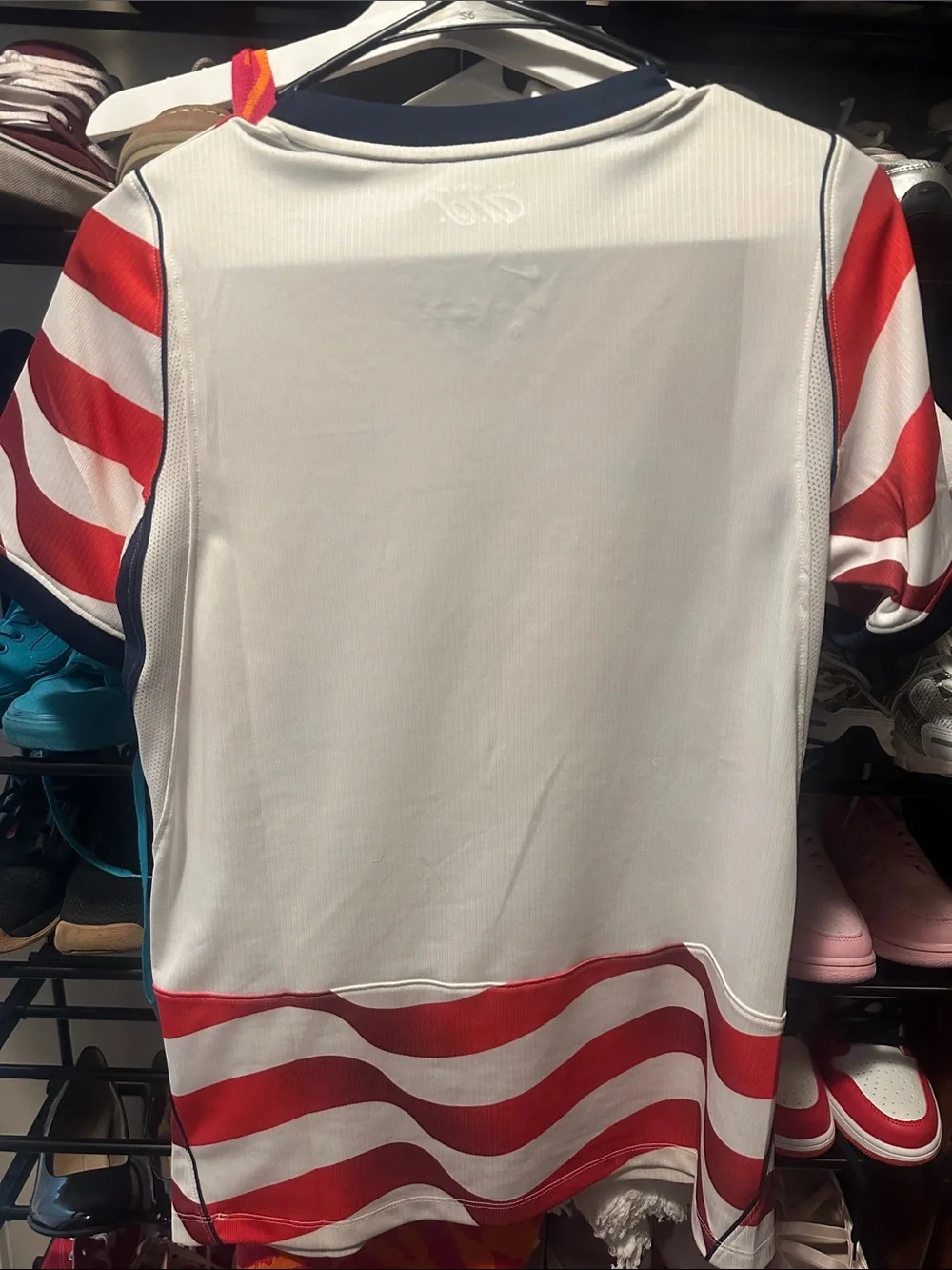 Nike Kids USA Red & White Wavy Soccer Jersey